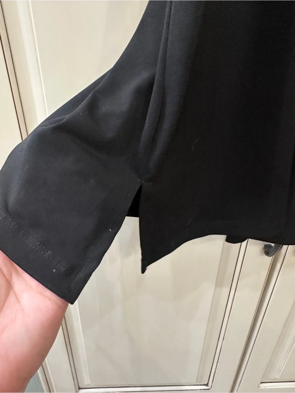 Susan Graver Black Sleeveless Tank, Size Large